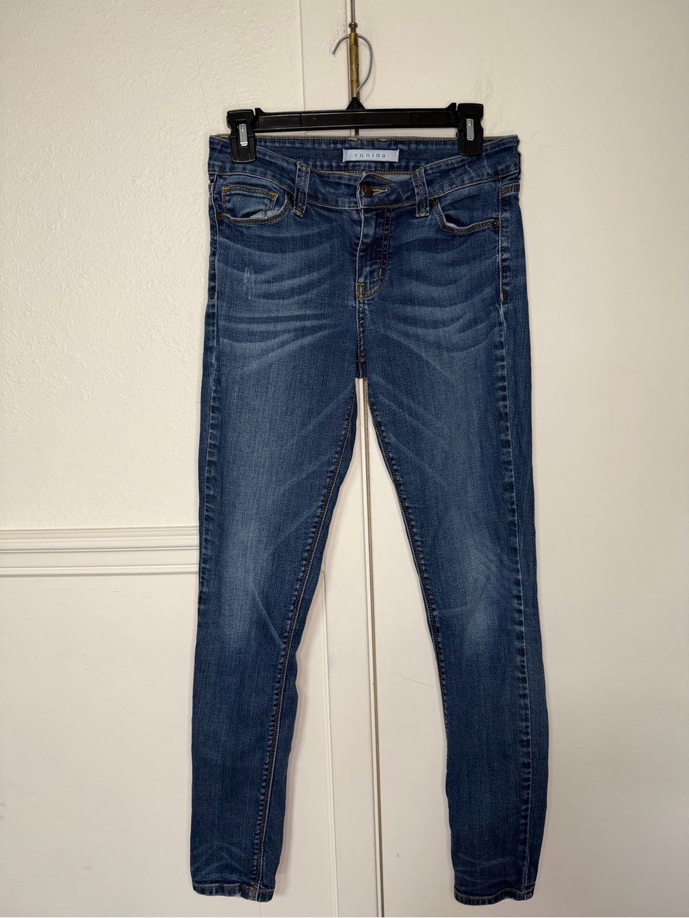 eunina Dark Blue Skinny Jeans size 7